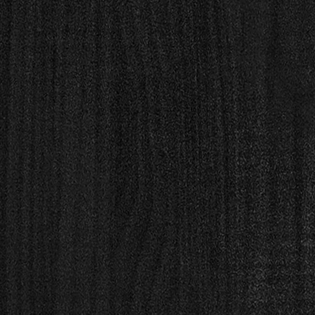 5-tasoinen kirjahylly musta 40x30x175 cm mänty - Sisustajankoti.fi