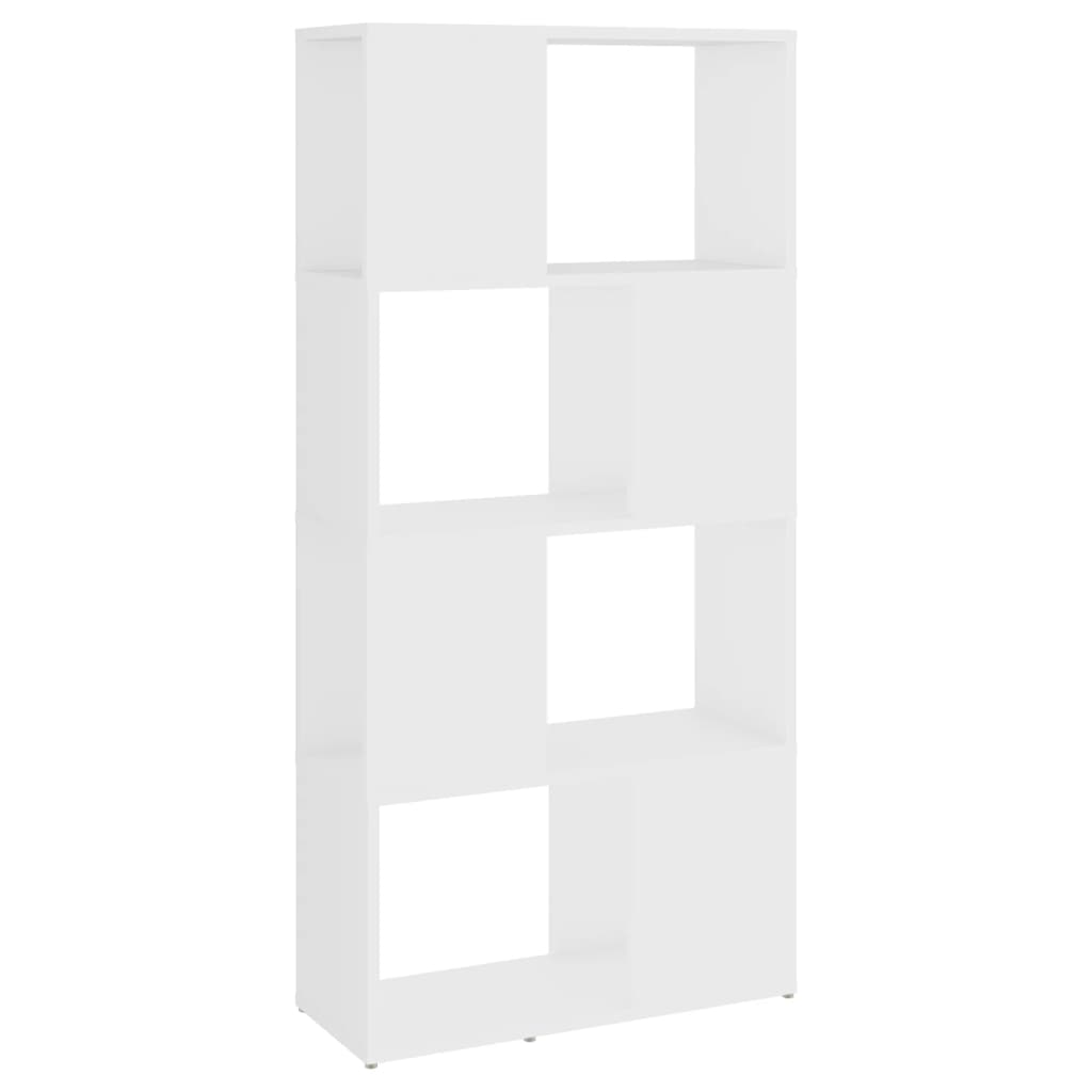 Kirjahylly/tilanjakaja valkoinen 60x24x124,5 cm lastulevy - Sisustajankoti.fi