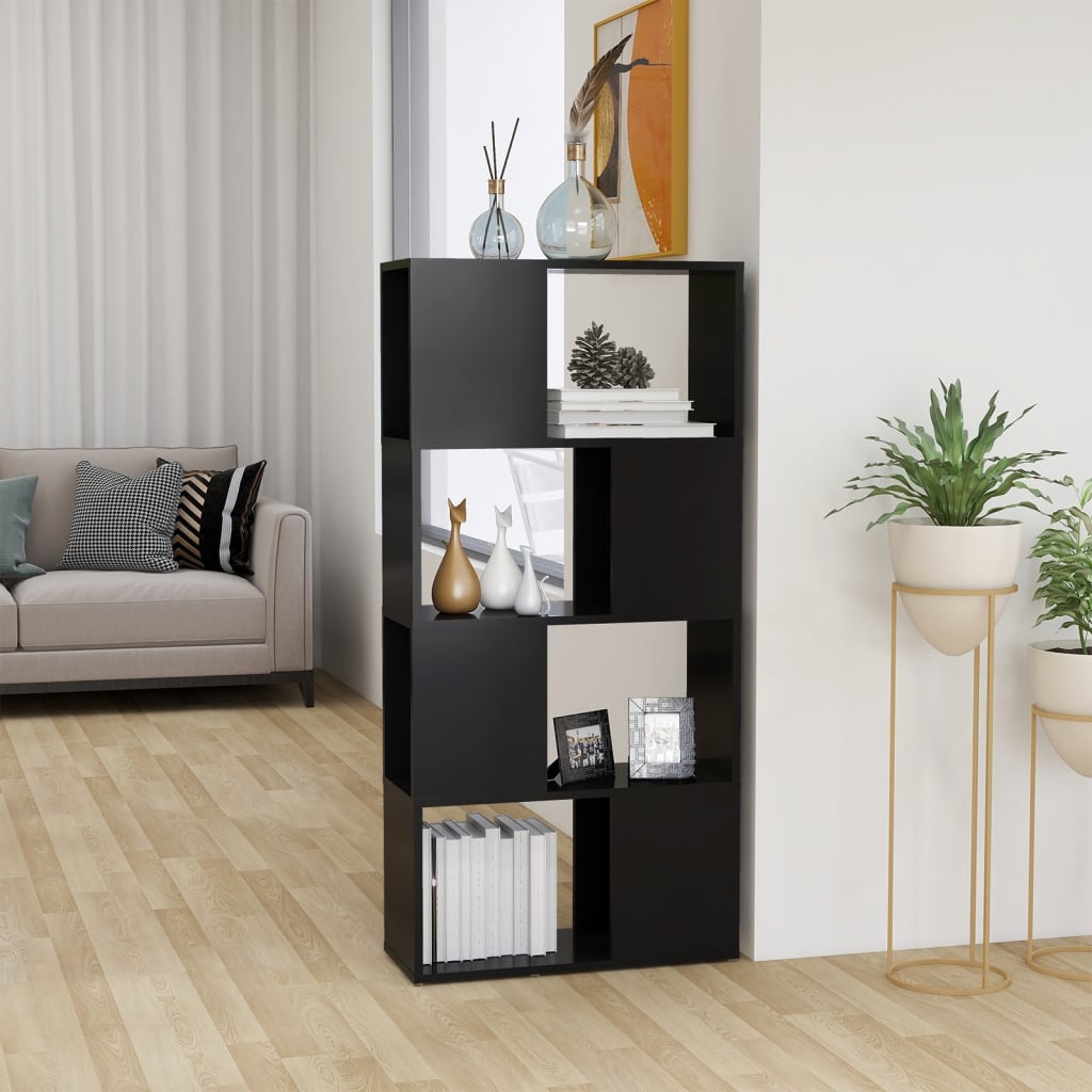 Kirjahylly/tilanjakaja harmaa 60x24x124,5 cm lastulevy - Sisustajankoti.fi