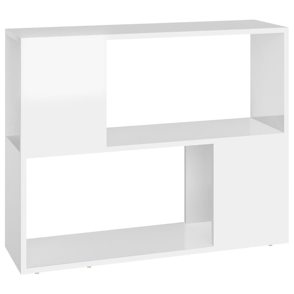 TV-taso korkeakiilto valkoinen 80x24x63 cm - Sisustajankoti.fi