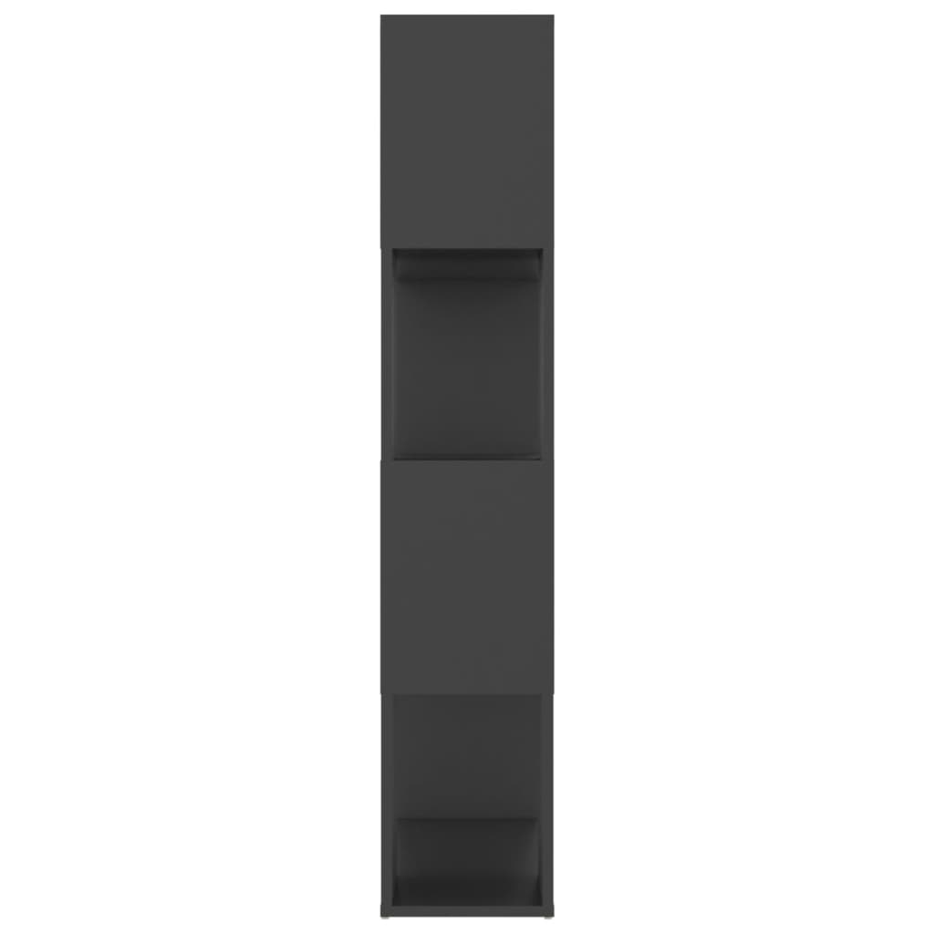 Kirjahylly/tilanjakaja harmaa 80x24x124,5 cm lastulevy - Sisustajankoti.fi