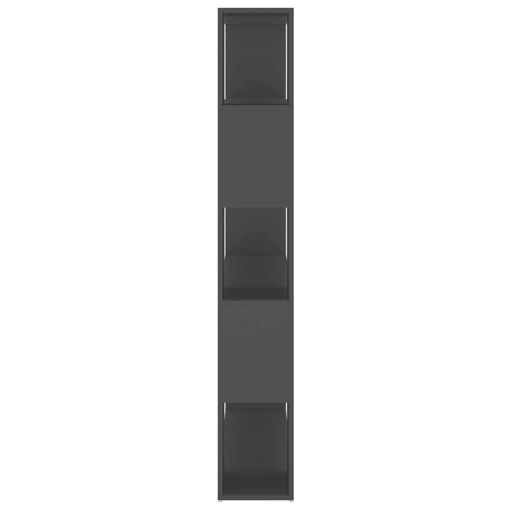 Kirjahylly/tilanjakaja harmaa 100x24x155 cm lastulevy - Sisustajankoti.fi