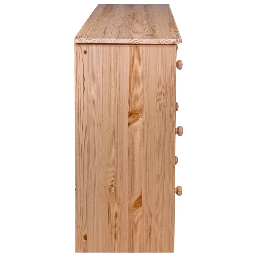 Senkki 7 laatikkoa 113x35x73 cm täysi mänty - Sisustajankoti.fi