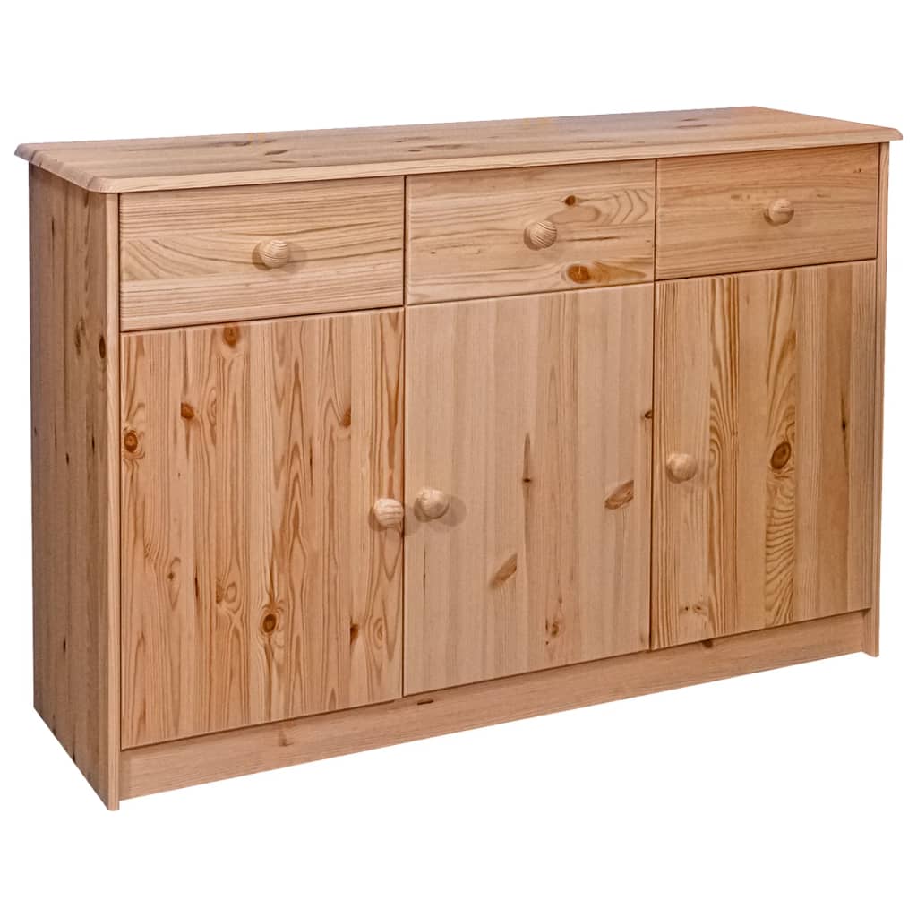Senkki 3 laatikkoa 113x35x73 cm täysi mänty - Sisustajankoti.fi