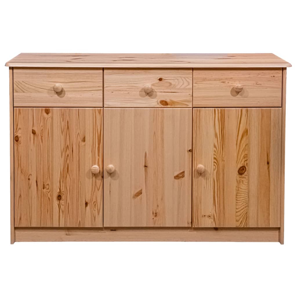 Senkki 3 laatikkoa 113x35x73 cm täysi mänty - Sisustajankoti.fi