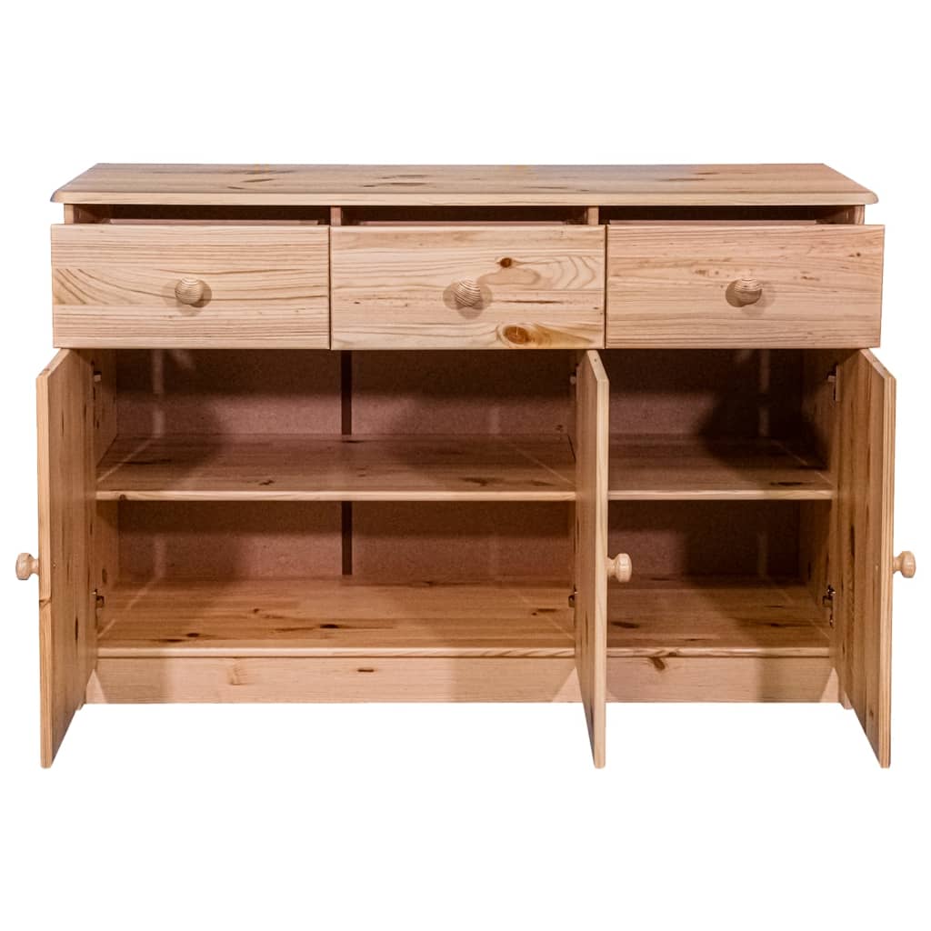 Senkki 3 laatikkoa 113x35x73 cm täysi mänty - Sisustajankoti.fi