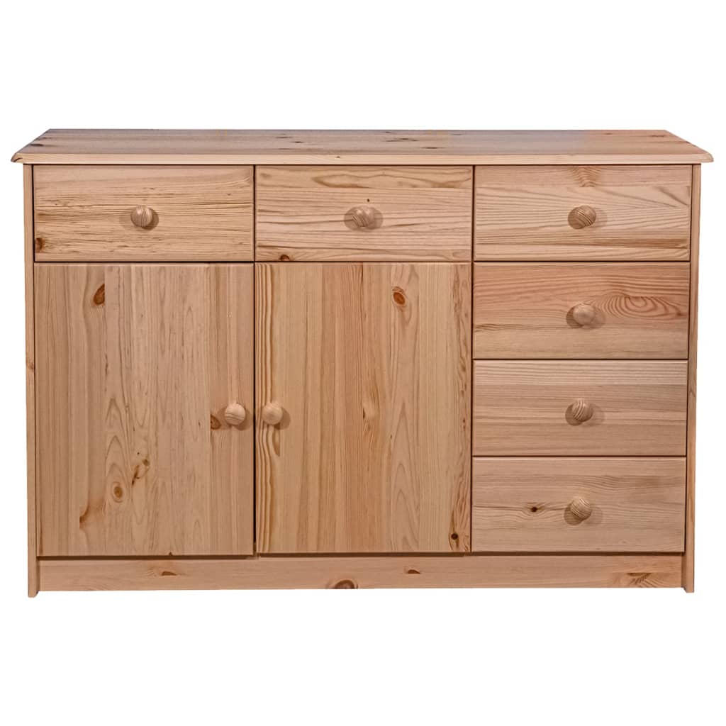 Senkki 6 laatikkoa 113x35x73 cm täysi mänty - Sisustajankoti.fi