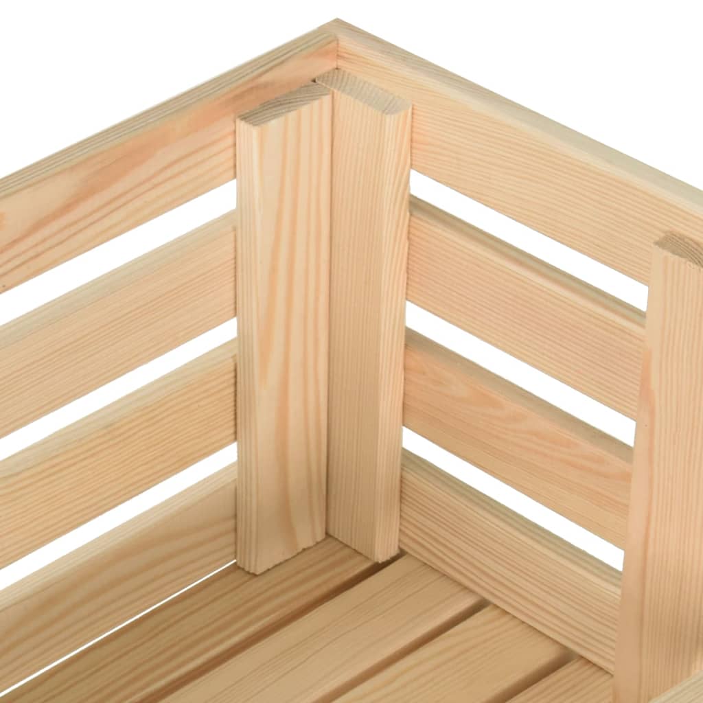 Vihanneskärry 57x30x80 cm täysi mänty - Sisustajankoti.fi