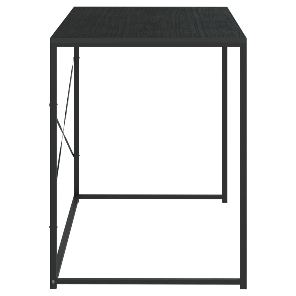 Tietokonepöytä musta 110x60x70 cm lastulevy - Sisustajankoti.fi