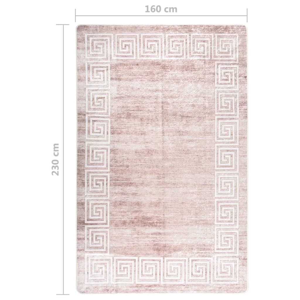 Matto pestävä 160x230 cm beige liukumaton - Sisustajankoti.fi