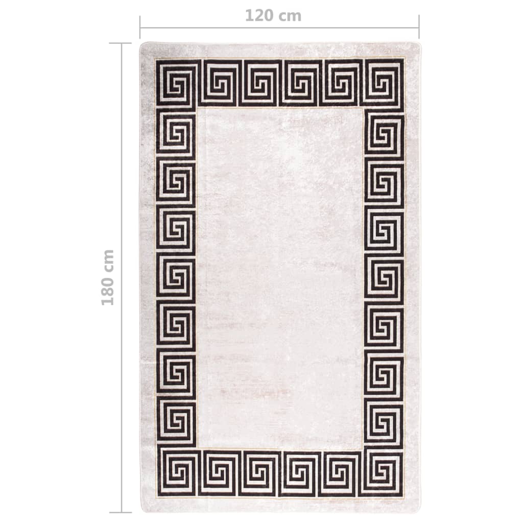 Matto pestävä 120x180 cm vaalea beige liukumaton - Sisustajankoti.fi