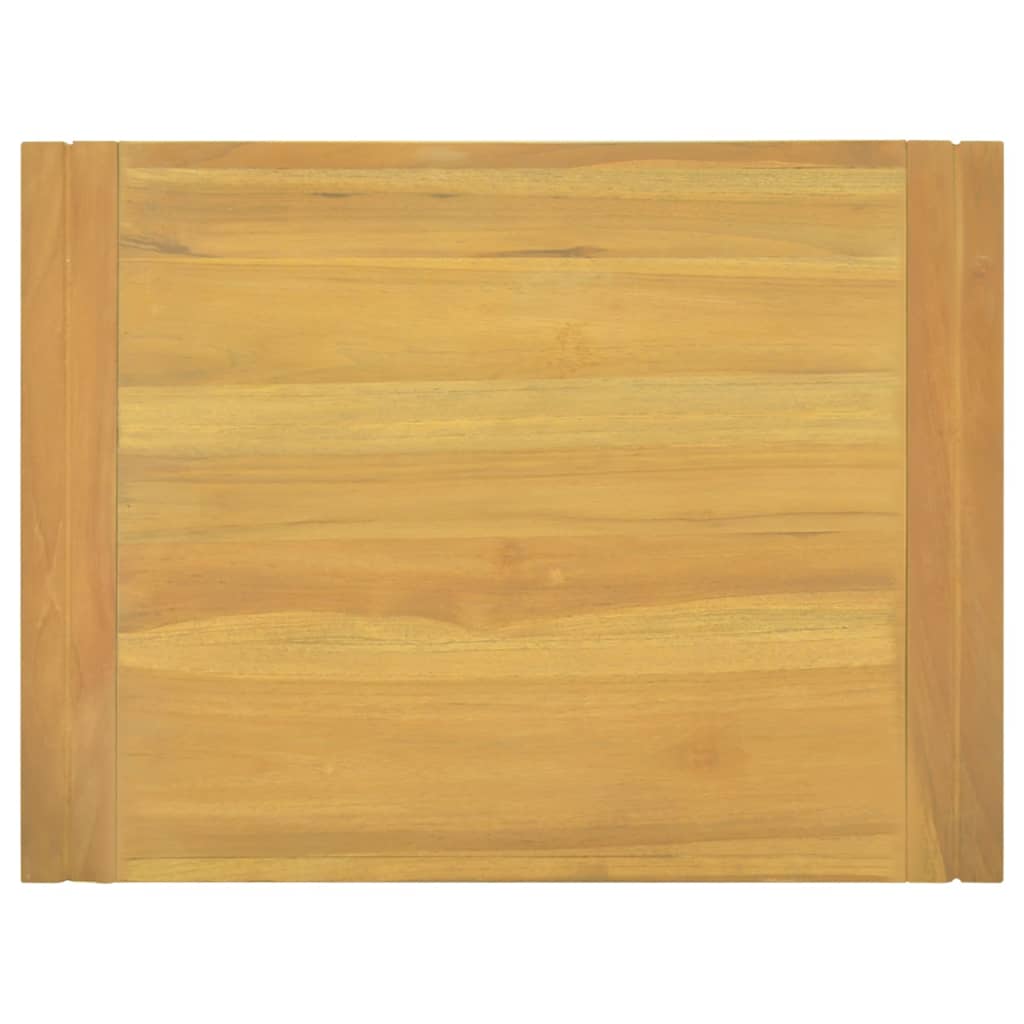 Seinäkiinnitettävä kylpyhuoneen kaappi 60x45x35 cm täysi tiikki - Sisustajankoti.fi