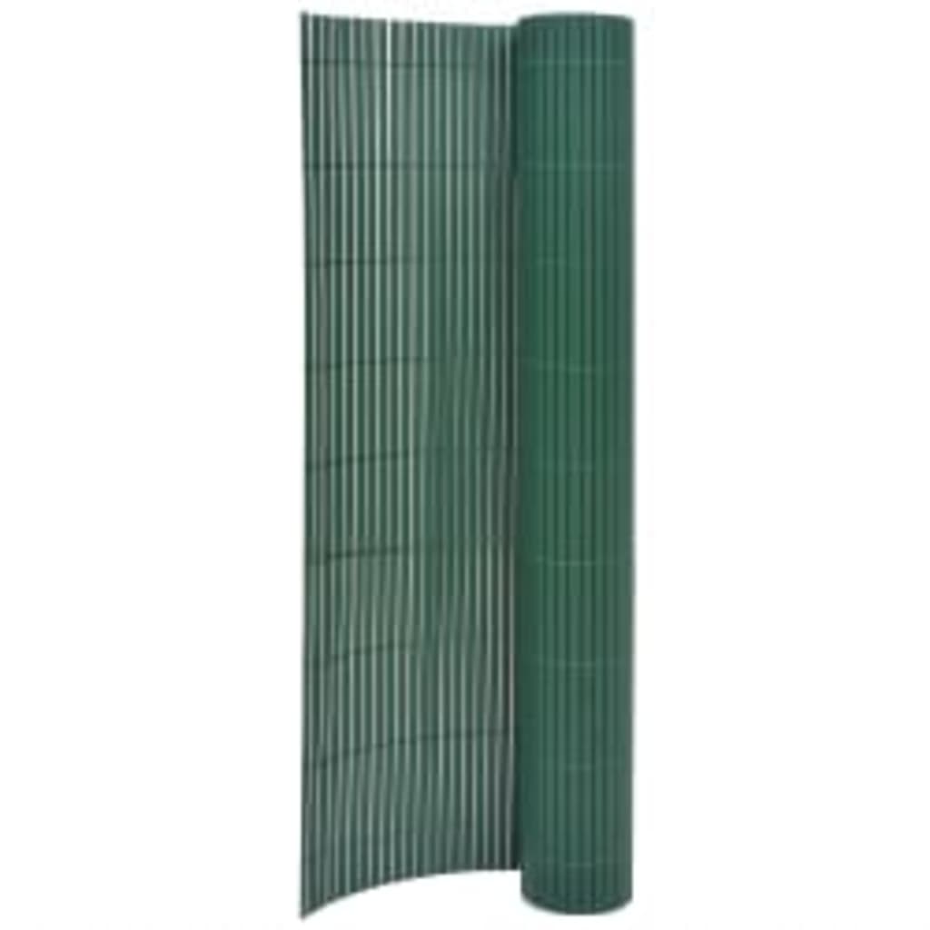 Kaksipuolinen puutarha-aita 90x400 cm vihreä - Sisustajankoti.fi