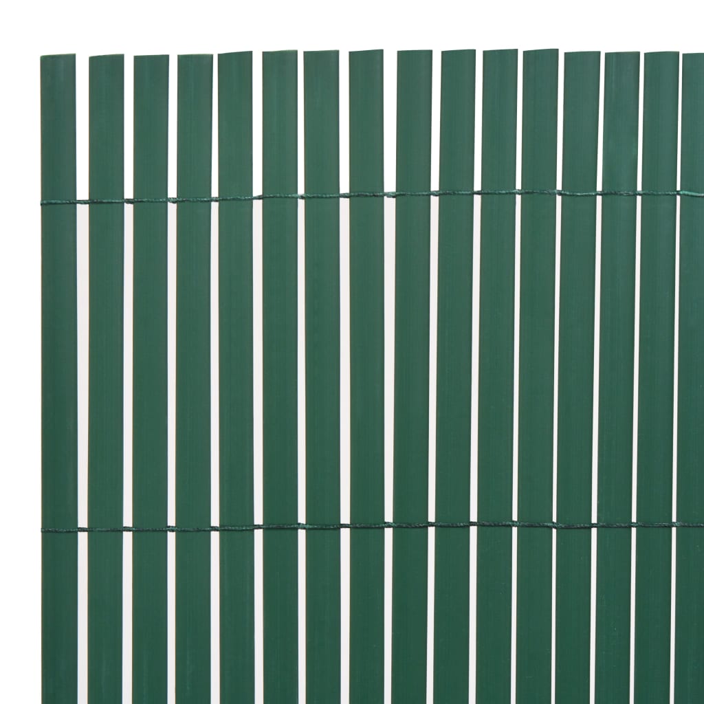 Kaksipuolinen puutarha-aita 90x400 cm vihreä - Sisustajankoti.fi