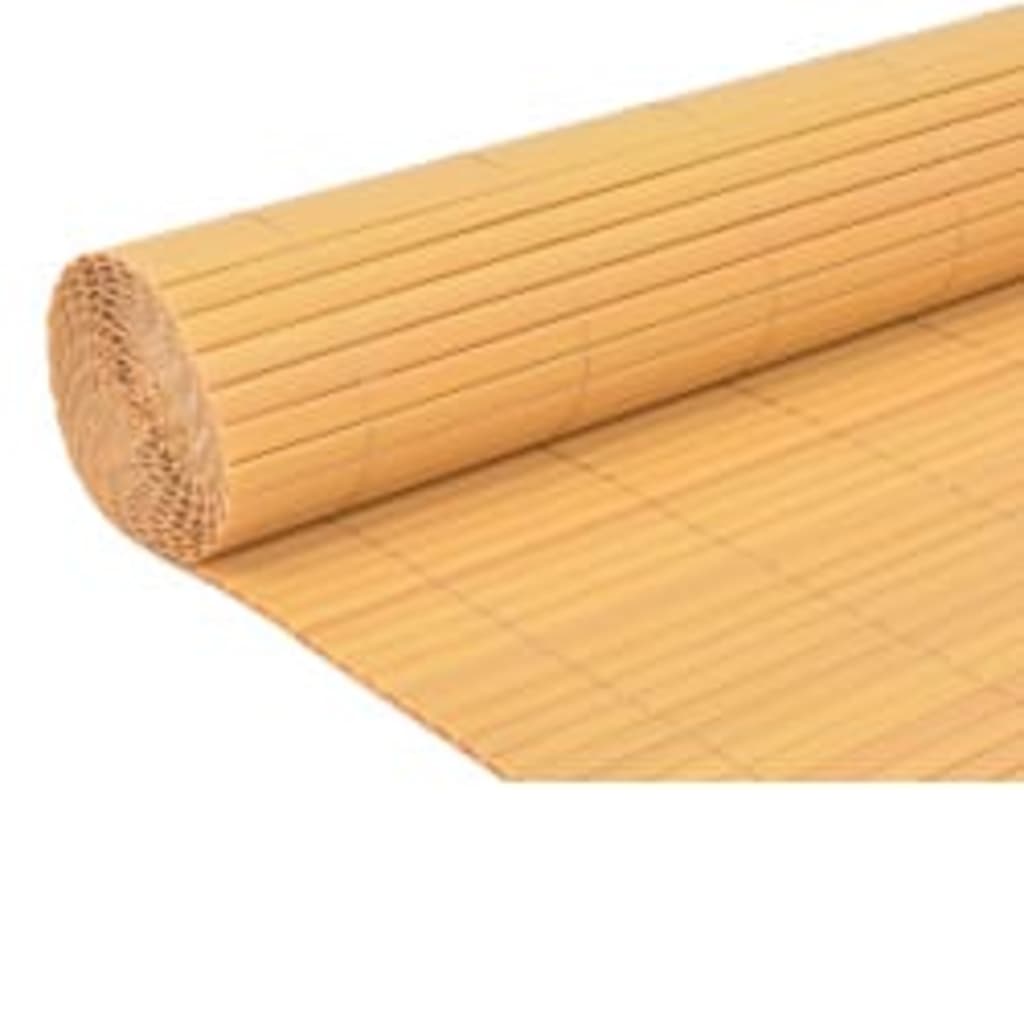 Kaksipuolinen puutarha-aita 110x400 cm keltainen - Sisustajankoti.fi