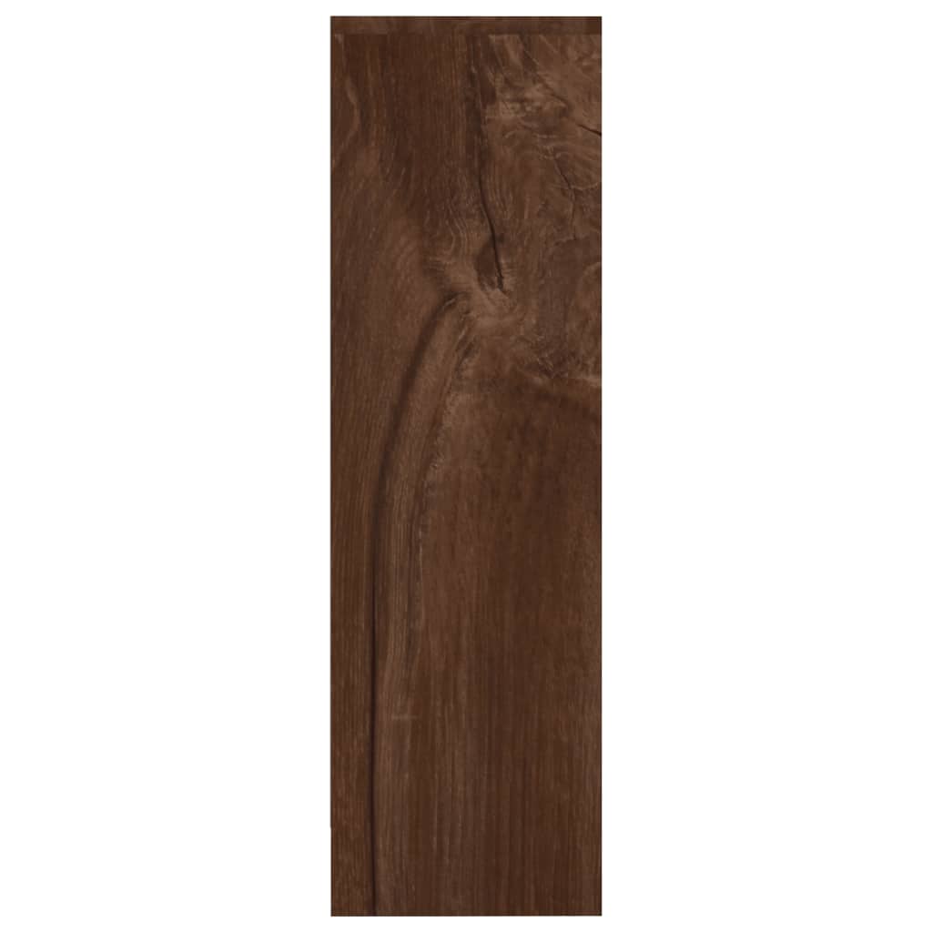 Kenkäkaappi 2 ovella ruskea tammi 59x24x74 cm lastulevy - Sisustajankoti.fi