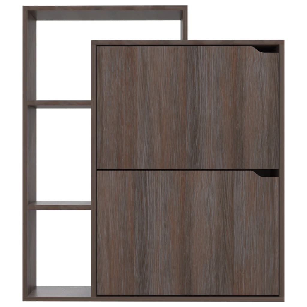 Kenkäkaappi harmaa Sonoma-tammi 79,5x24x90,5 cm lastulevy - Sisustajankoti.fi