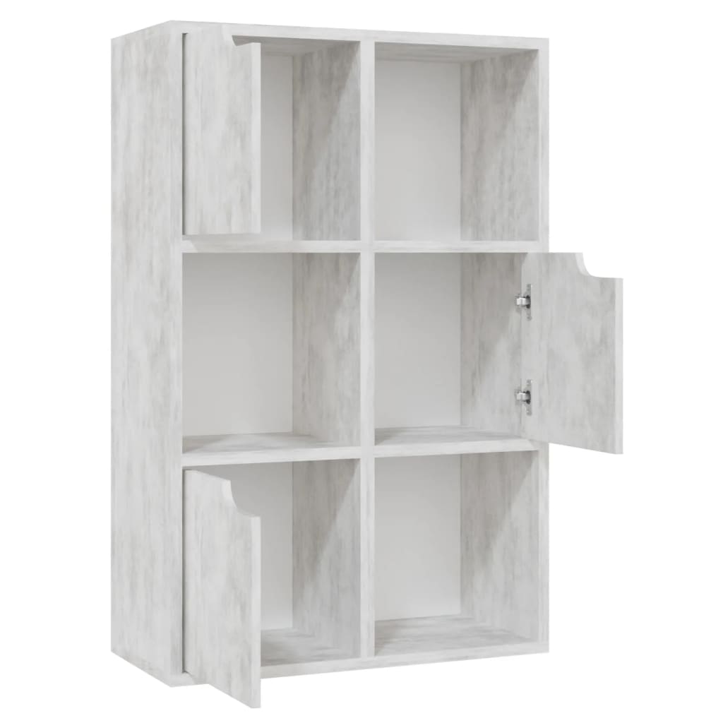 Kirjahylly betoni 60x27,5x88 cm lastulevy - Sisustajankoti.fi