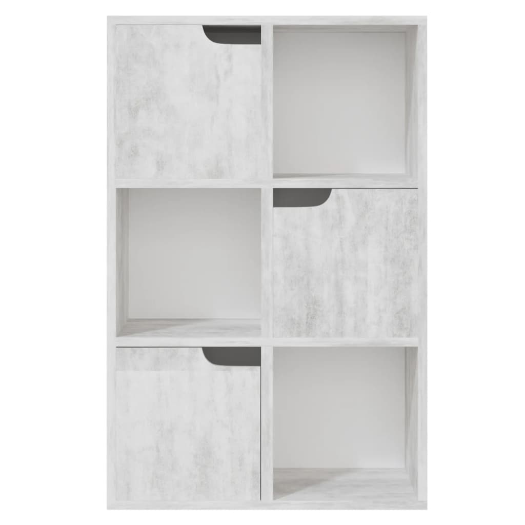 Kirjahylly betoni 60x27,5x88 cm lastulevy - Sisustajankoti.fi