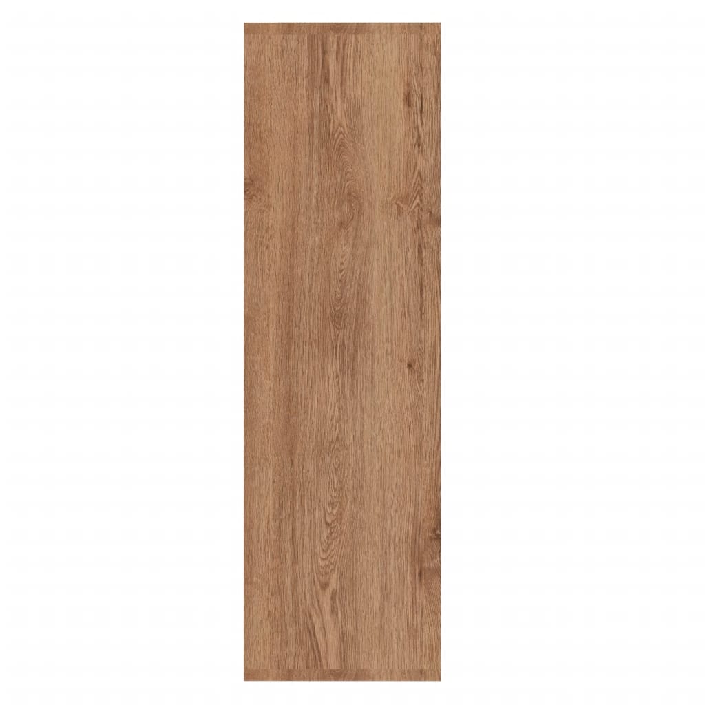 Kirjahylly ruskea tammi 60x27,5x88 cm lastulevy - Sisustajankoti.fi