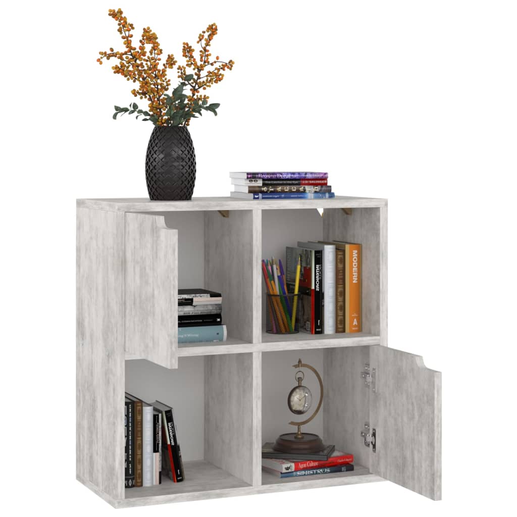 Kirjahylly betoni 60x27,5x59,5 cm lastulevy - Sisustajankoti.fi