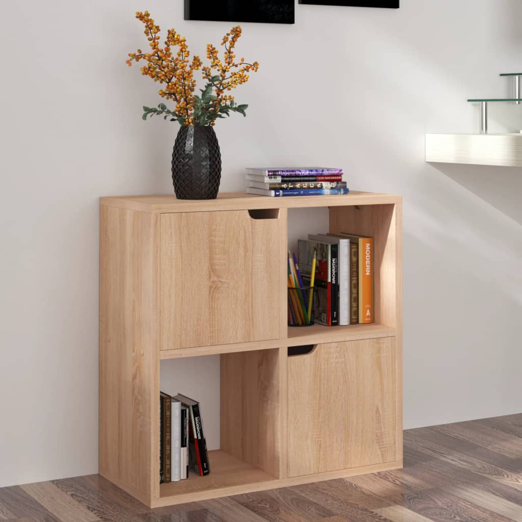 Kirjahylly Sonoma-tammi 60x27,5x59,5 cm lastulevy - Sisustajankoti.fi