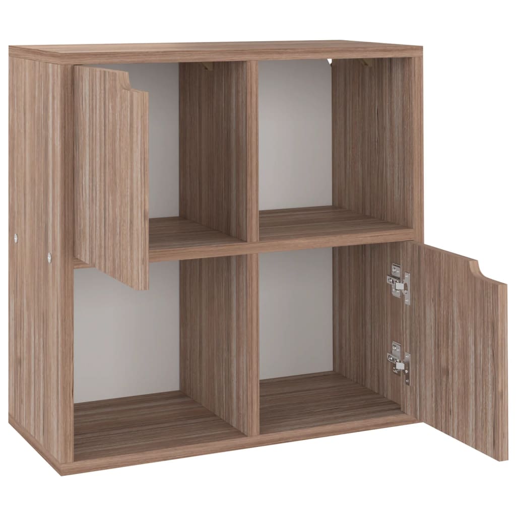 Kirjahylly harmaa Sonoma-tammi 60x27,5x59,5 cm lastulevy - Sisustajankoti.fi