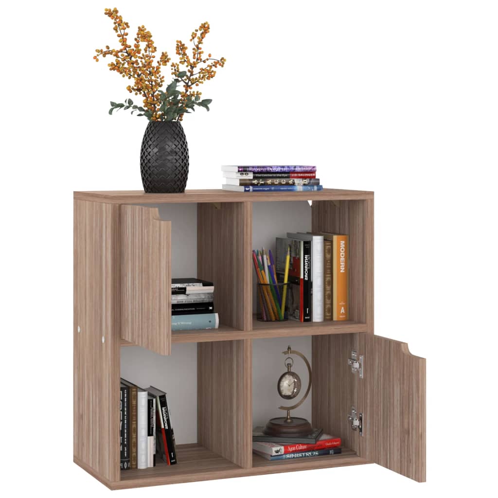 Kirjahylly harmaa Sonoma-tammi 60x27,5x59,5 cm lastulevy - Sisustajankoti.fi