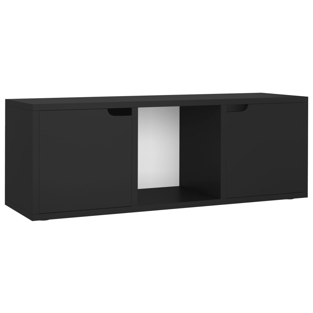 TV-taso musta 88,5x27,5x30,5 cm lastulevy - Sisustajankoti.fi