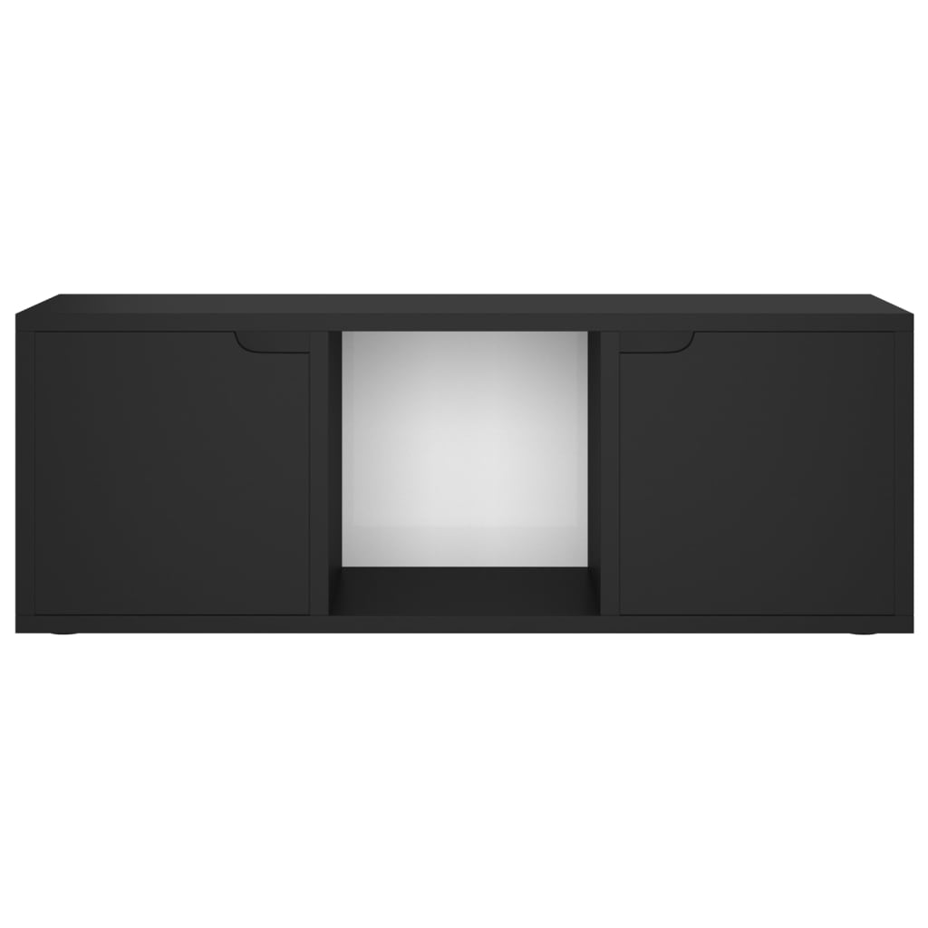 TV-taso musta 88,5x27,5x30,5 cm lastulevy - Sisustajankoti.fi