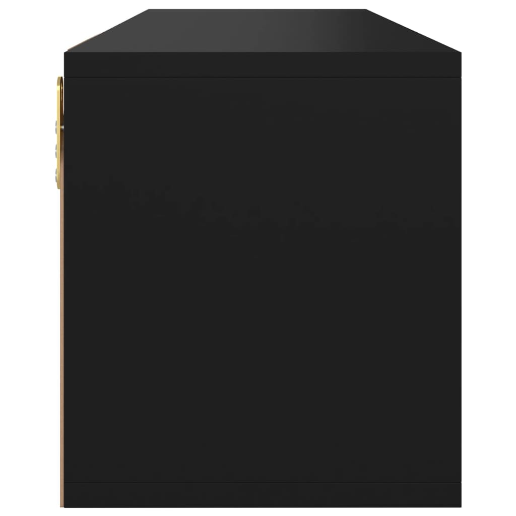 TV-taso musta 88,5x27,5x30,5 cm lastulevy - Sisustajankoti.fi
