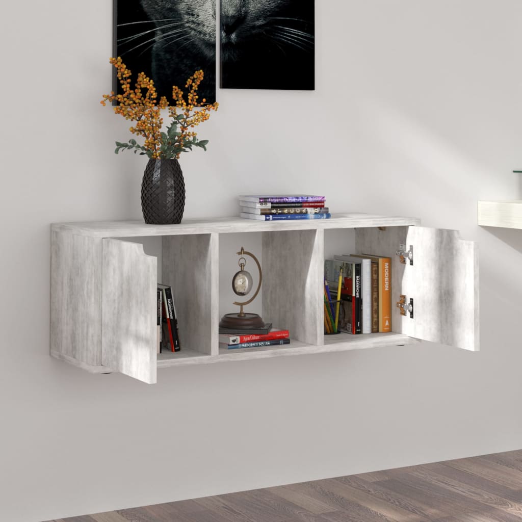 TV-taso betoni 88,5x27,5x30,5 cm lastulevy - Sisustajankoti.fi