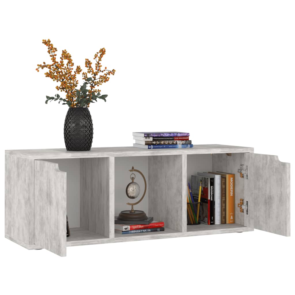 TV-taso betoni 88,5x27,5x30,5 cm lastulevy - Sisustajankoti.fi