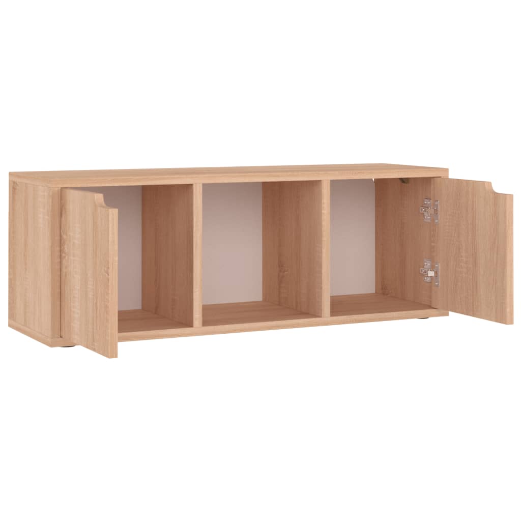 TV-taso Sonoma-tammi 88,5x27,5x30,5 cm lastulevy - Sisustajankoti.fi