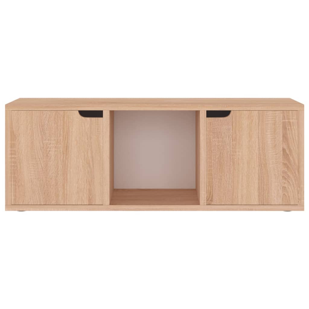 TV-taso Sonoma-tammi 88,5x27,5x30,5 cm lastulevy - Sisustajankoti.fi