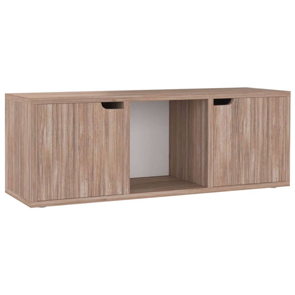 TV-taso harmaa Sonoma-tammi 88,5x27,5x30,5 cm lastulevy - Sisustajankoti.fi