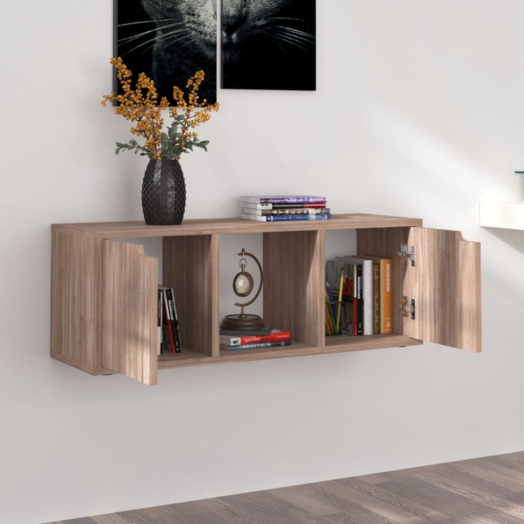 TV-taso harmaa Sonoma-tammi 88,5x27,5x30,5 cm lastulevy - Sisustajankoti.fi