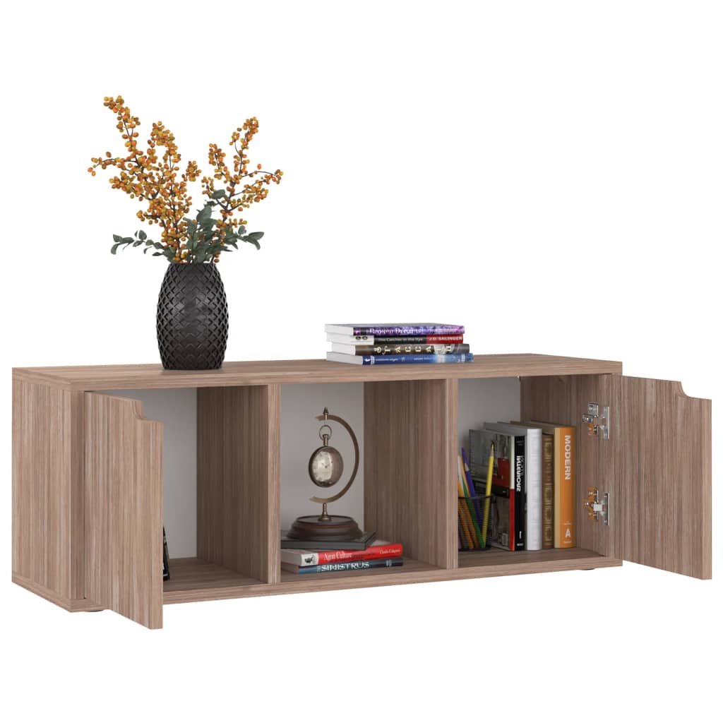 TV-taso harmaa Sonoma-tammi 88,5x27,5x30,5 cm lastulevy - Sisustajankoti.fi