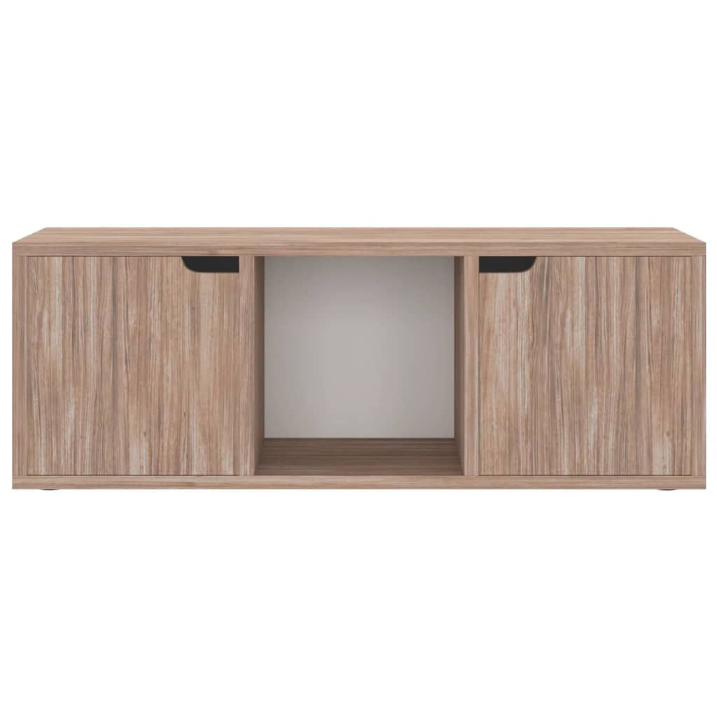 TV-taso harmaa Sonoma-tammi 88,5x27,5x30,5 cm lastulevy - Sisustajankoti.fi