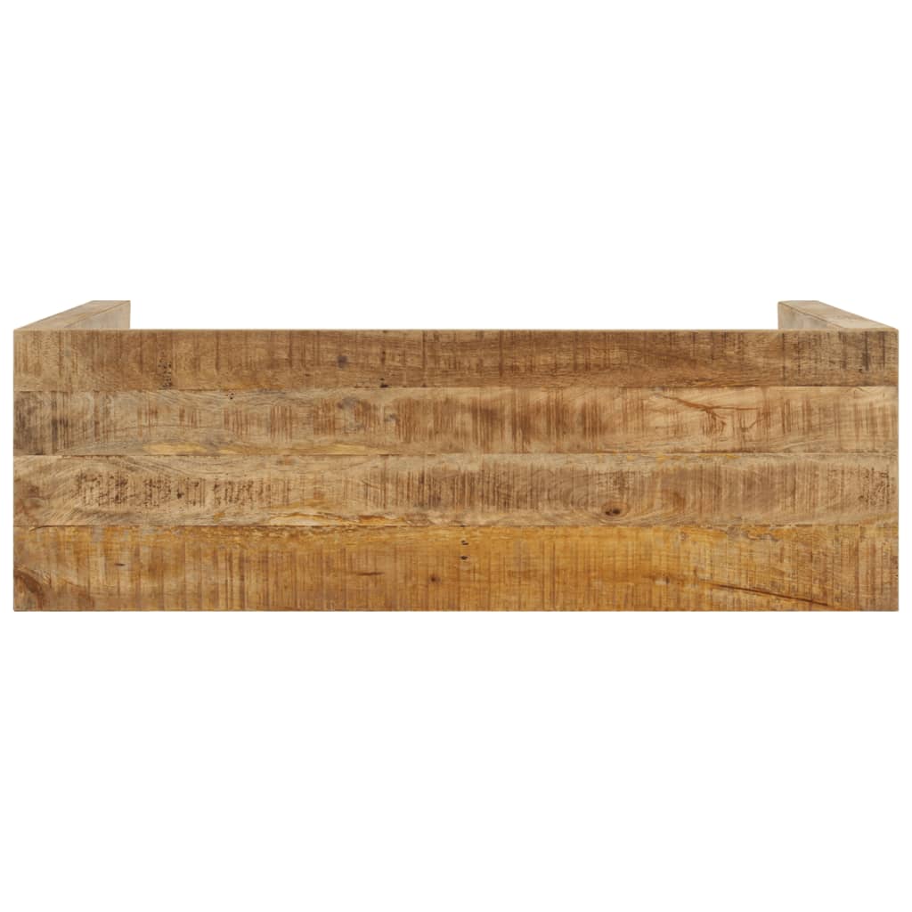 Konsolipöytä 110x35x76 cm karkea mangopuu - Sisustajankoti.fi