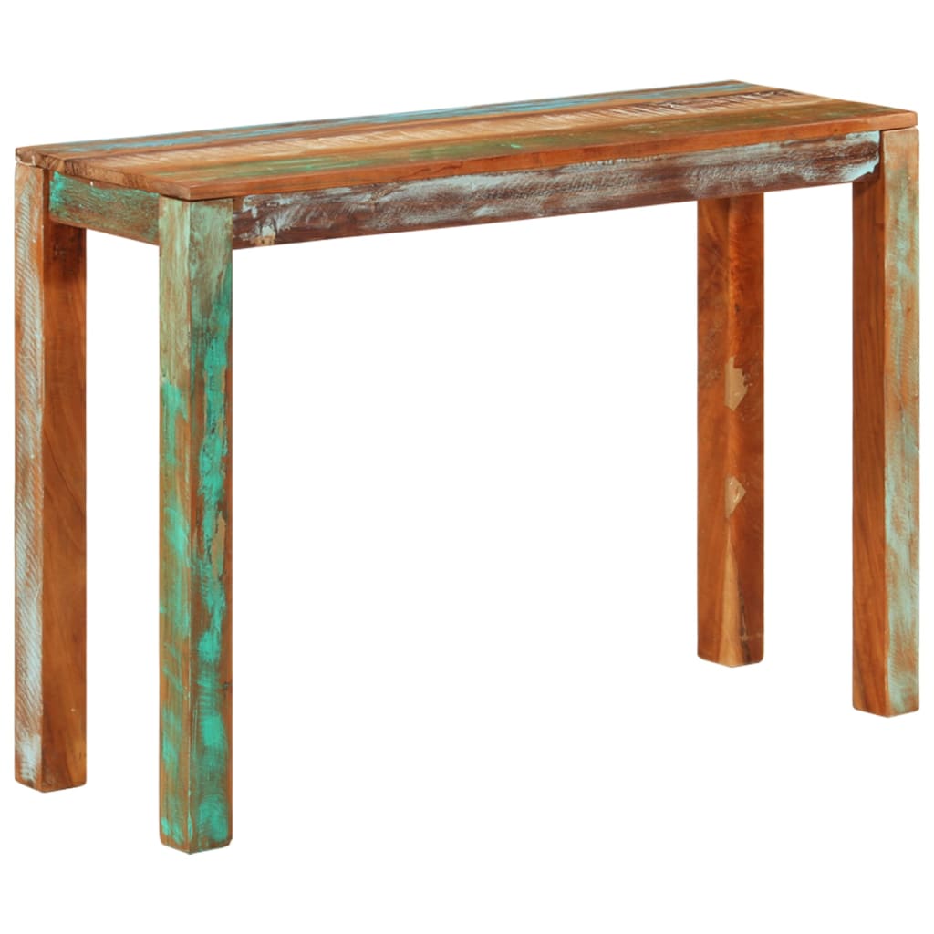 Konsolipöytä 110x35x76 cm täysi kierrätetty puu - Sisustajankoti.fi