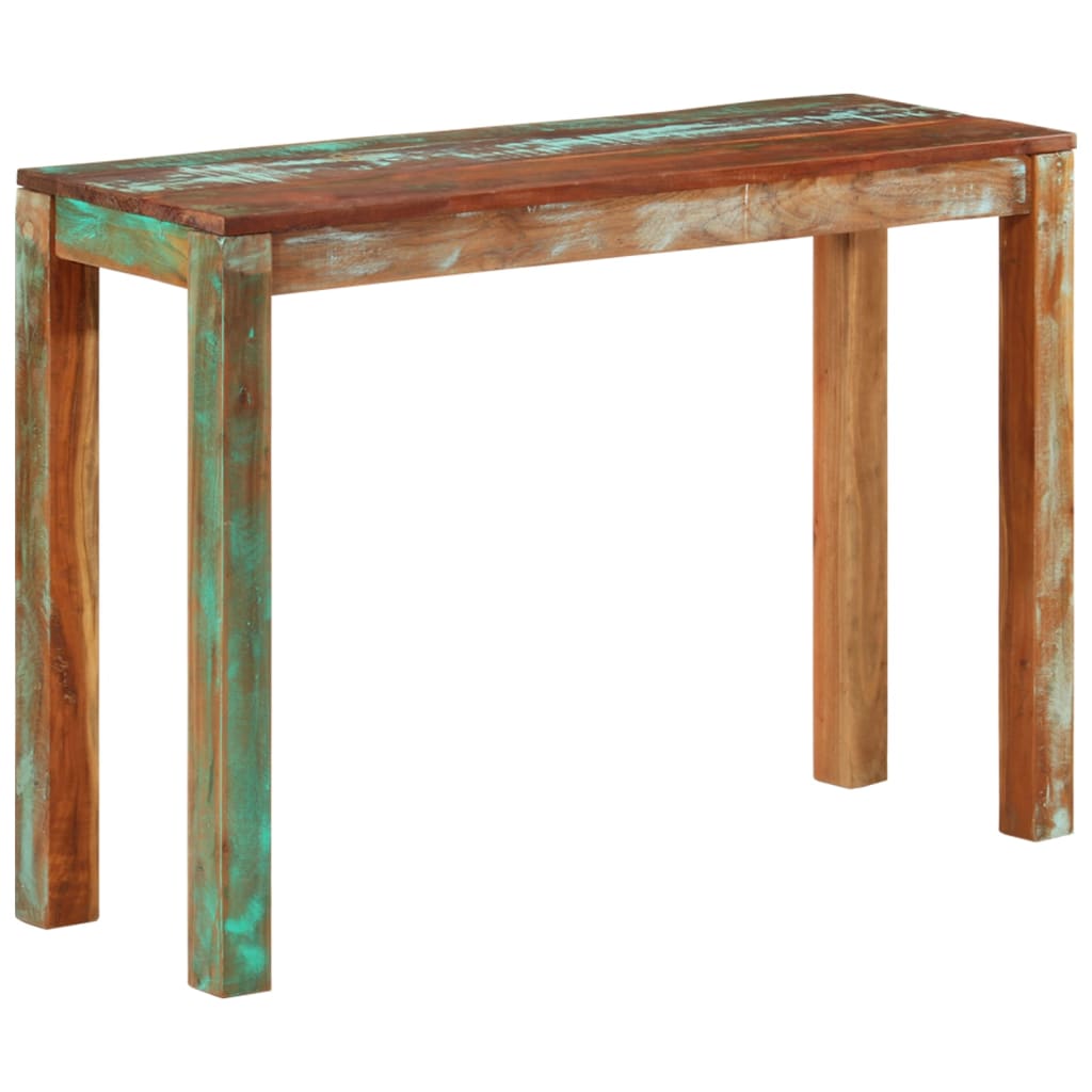 Konsolipöytä 110x35x76 cm täysi kierrätetty puu - Sisustajankoti.fi
