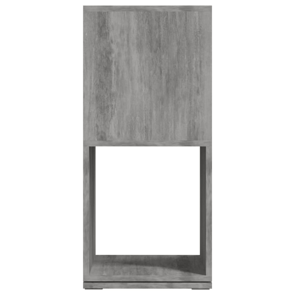 Pyörivä kaappi betoninharmaa 34,5x34,5x75,5 cm lastulevy - Sisustajankoti.fi