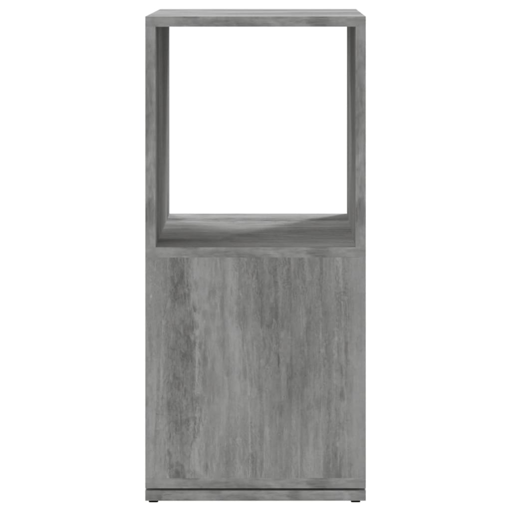 Pyörivä kaappi betoninharmaa 34,5x34,5x75,5 cm lastulevy - Sisustajankoti.fi
