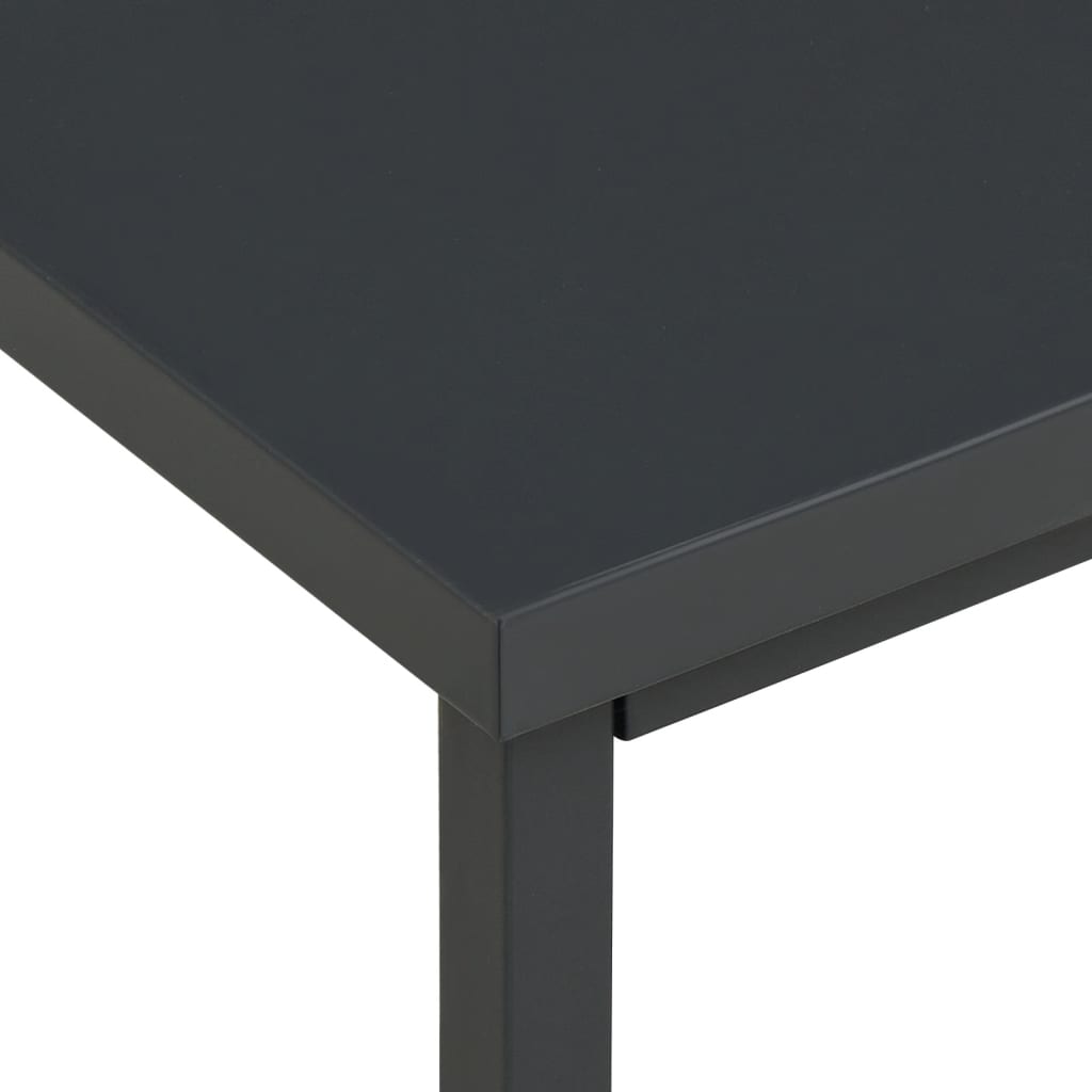 Teollinen työpöytä laatikoilla antrasiitti 105x52x75 cm teräs - Sisustajankoti.fi
