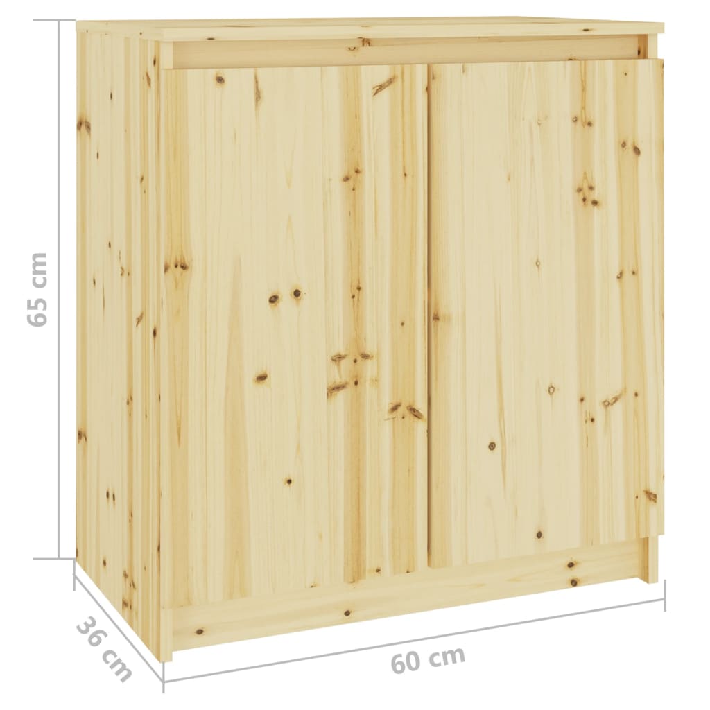 Sivukaappi 60x36x65 cm täysi kuusi - Sisustajankoti.fi