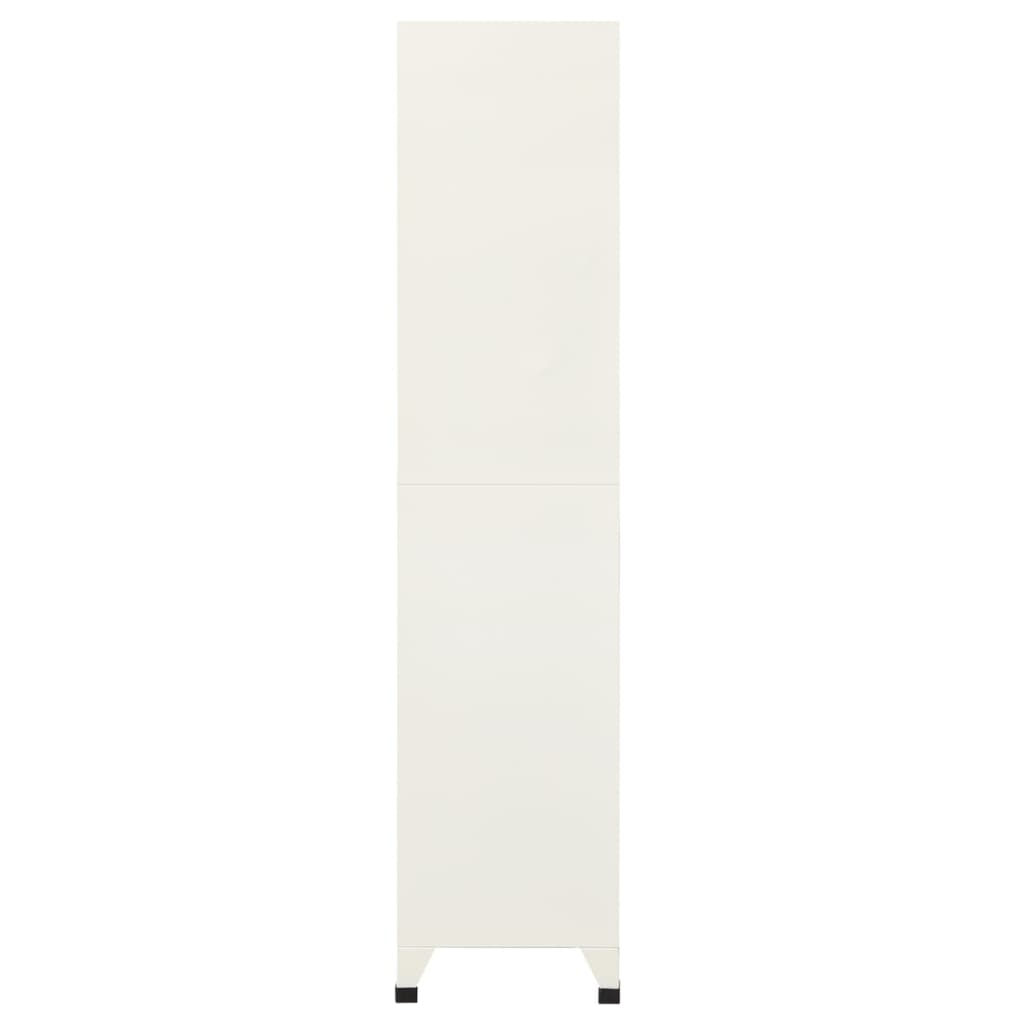Pukukaappi harmaa ja sininen 90x40x180 cm teräs - Sisustajankoti.fi