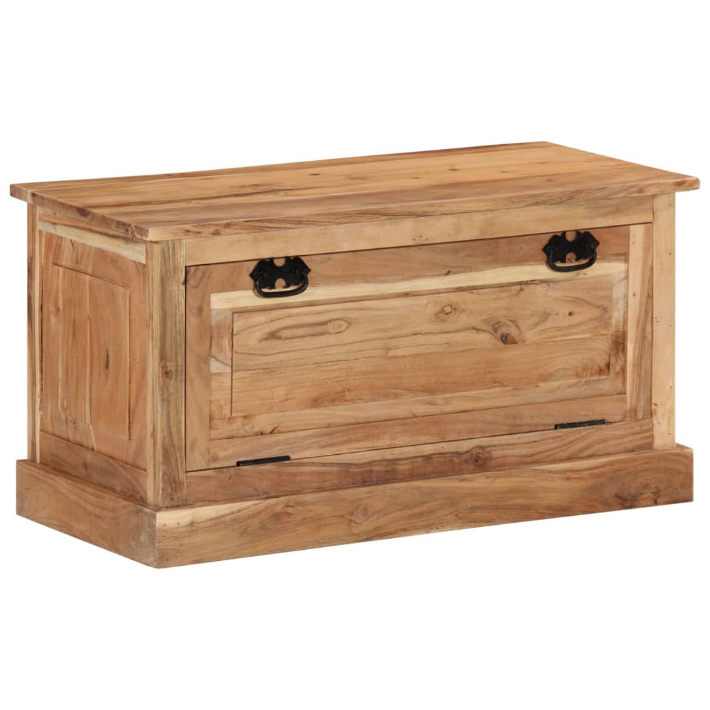 Kenkien säilytyspenkki 85x40x45 cm täysi akaasiapuu - Sisustajankoti.fi