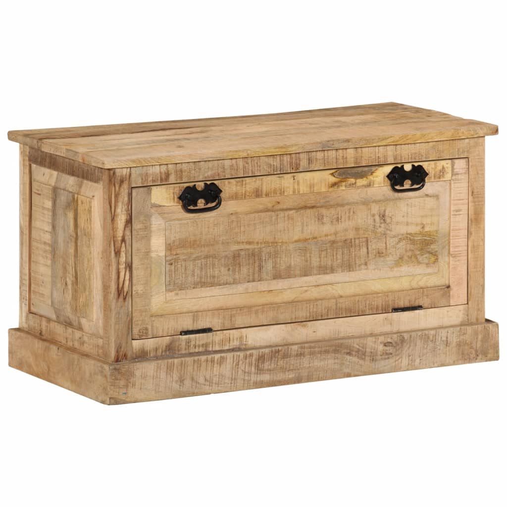 Kenkien säilytyspenkki 85x40x45 cm täysi mangopuu - Sisustajankoti.fi