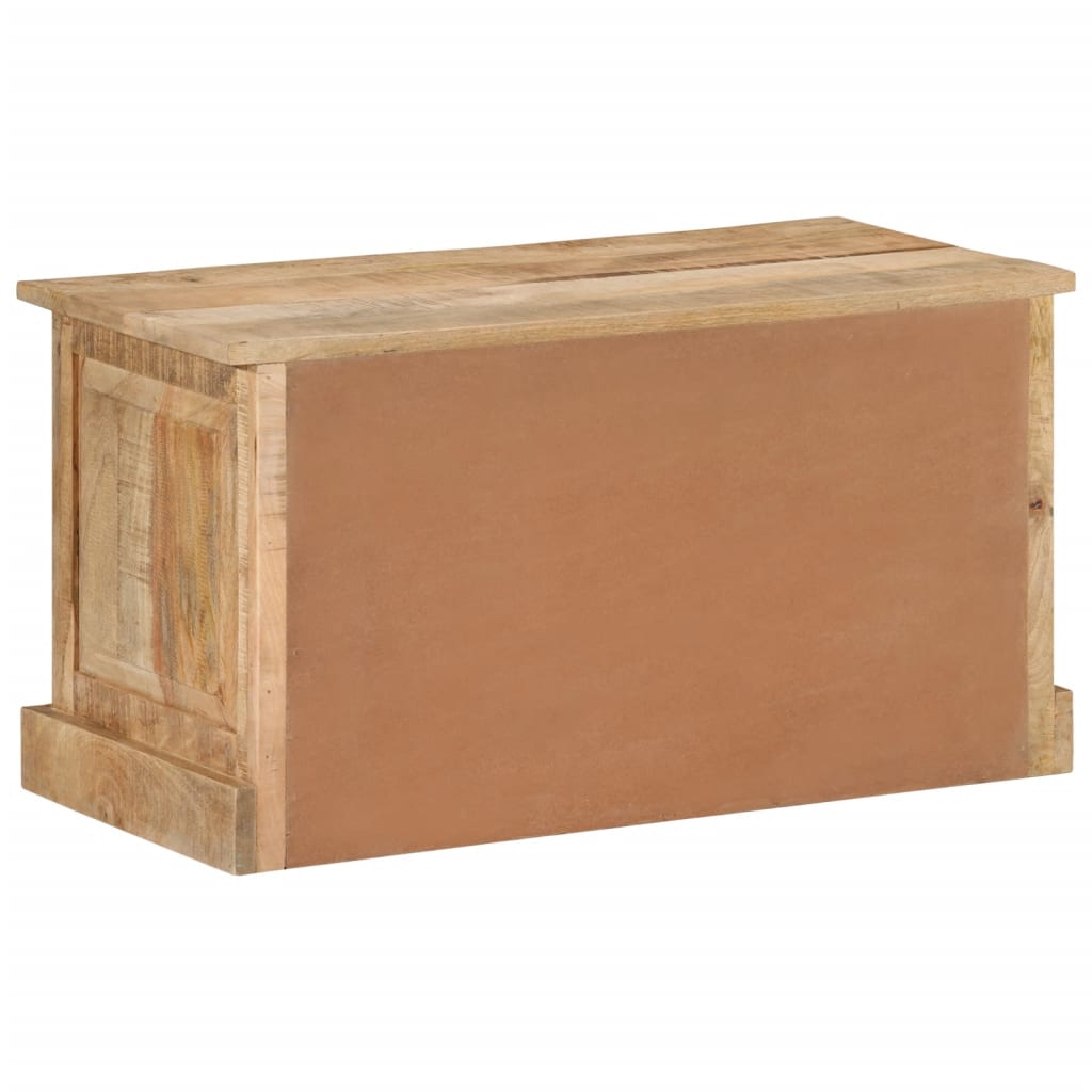 Kenkien säilytyspenkki 85x40x45 cm täysi mangopuu - Sisustajankoti.fi
